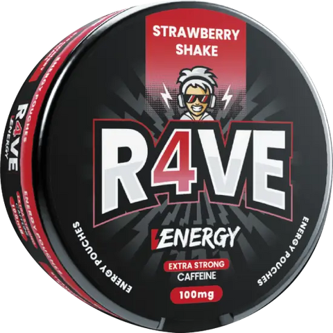 RAVE Energy Strawberry Shake 100mg